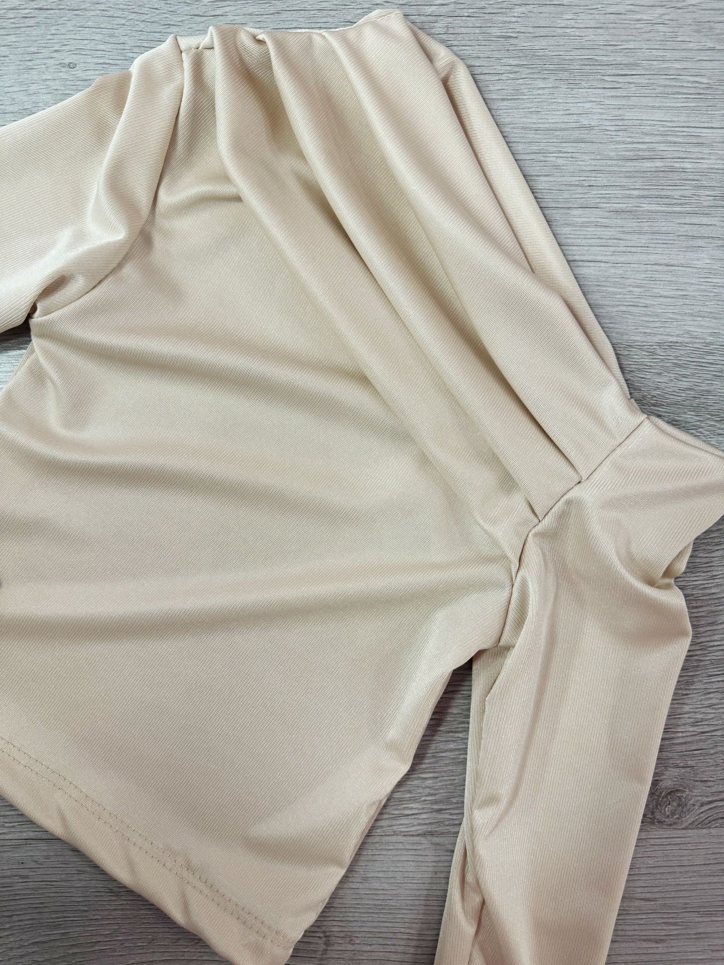 Maglia Bambina Monospalla Drappeggiata Elegante